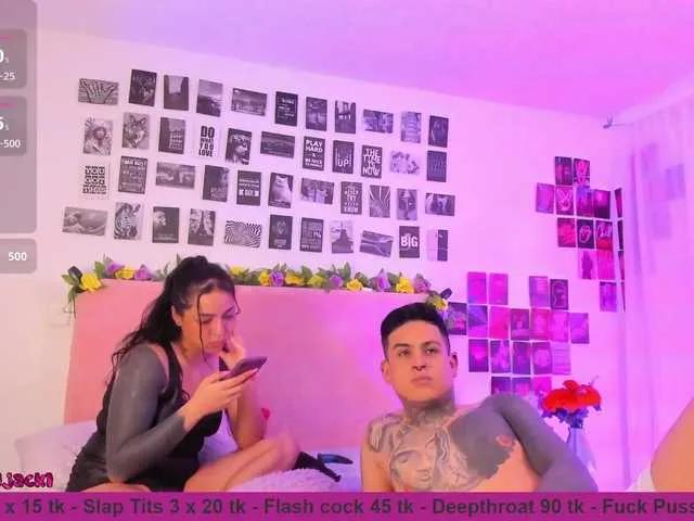 alana-and-jackk — We enjoy sex in all positions and knowing that you are watching us is another way to enjoy it, we have fun at the same time you have fun with us