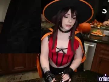 Chaturbate crimsonkitten  is Freechat  crimsonkitten — Happy Halloween!  Surprises every 25 goals. Cum every 100 goals  #cosplay #lovense #smalltits #bigass #squirt