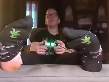 gothicfeetfantasies — Goth Gamer Feet Tease FallOut76 XOXOXO Gooners Gooning! #feet #socks #tease #worship