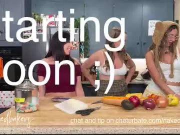 nakedbakers — Take tops off!  (goal 1 of 8) [1187 tokens left] Naked Dinner Party - Fall Risotto and Salad